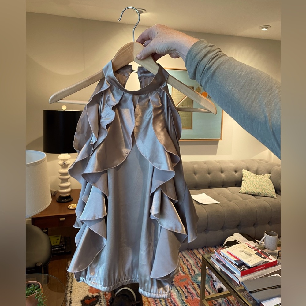 Max Studio Satin top